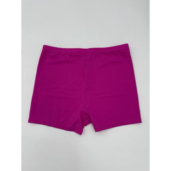 Swimsuits For All Women’s 2 Piece Tankini Bike Shorts Raspberry Tropic Size 12 - Picture 10 of 10